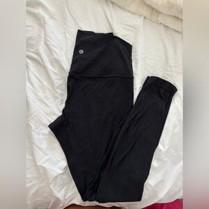 Black Lulu legging regular length size 10